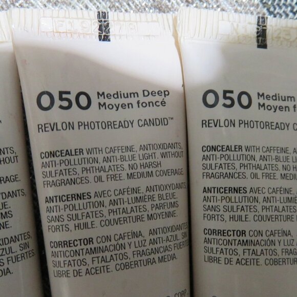 BOGO LOT OF 10 REVLON ANTIOXIDANT PHOTO READY CANDID CONCEALER NWT FOUNDATION - Picture 4 of 5